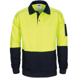 HiVis Rugby Top Windcheater with Two Side Zipped Pockets - 3727