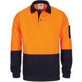 HiVis Rugby Top Windcheater with Two Side Zipped Pockets - 3727