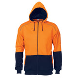 HiVis Contrast Piping Fleecy Hoodie - 3728
