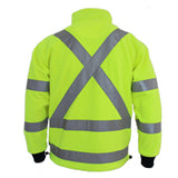 HiVis "X" Back & Bio-Motion CSR R/Tape Polar Fleece - 3730