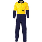HiVis Cool-Breeze 2-Tone LightWeight Cotton Coverall - 3852