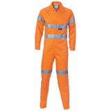 HiVis Cool-Breeze Orange L.Weight Cott on Coverall with 3M R/Tape - 3956