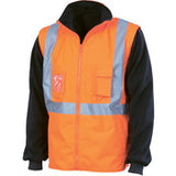 HiVis Cross Back D/N “6 in 1” jacket (Outer Jacket and Inner Vest can be sold separately) - 3997