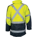 HiVis Cross Back 2 Tone D/N “6 in 1” Contrast Jacket - 3998