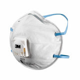 3M 8822 P2 Valved Cupped Particulate Respirator Face Mask 10 Pack