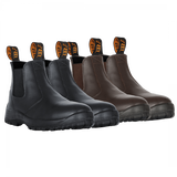 JB's Wear Traditional Soft Toe Elastic Sided Work Boot 9F8