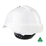 Maxiguard Vented Hard Hat Helmet With Sliplock Harness