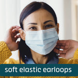 Shield Right Surgical Face Mask Level 2 Earloops - 50 Pack