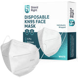 Shield Right KN95 Face Masks – 10 Pack | N95 P2 Equivalent Respirator