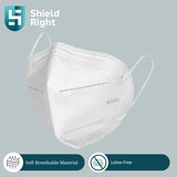 Shield Right KN95 Face Masks – 10 Pack | N95 P2 Equivalent Respirator