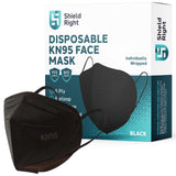 Shield Right KN95 Face Masks – 10 Pack | N95 P2 Equivalent Respirator