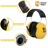 Shield Right Standard Yellow Earmuffs