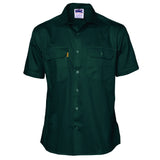 Cotton Drill Work Shirt - Short Sleeve - 3201