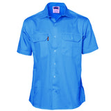 Cotton Drill Work Shirt - Short Sleeve - 3201