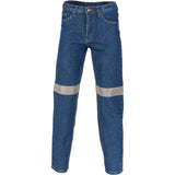 Taped Denim Stretch Jeans - 3347