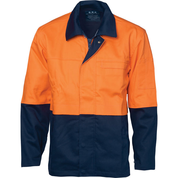 Patron Saint® Flame Retardant Two Tone Drill Welder’s Jacket - 3431