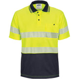 HIVIS Segment Taped Mircomesh Polo - Short Sleeve - 3511