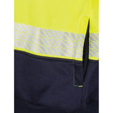 HIVIS Segment Taped 1/2 Zip Fleecy Windcheater - 3529