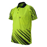 HiVis Sublimated Full Stripe Polo - 3566