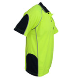 Hi-Vis Semicircle-piping Polo - 3569
