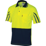 HiVis Cool-Breathe Printed Stripe Polo - Short Sleeve - 3752