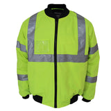 HiVis "X" back flying jacket Biomotion tape - 3763