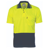 HiVis Two Tone Cool Breathe Polo Shirt, Short Sleeve - 3811