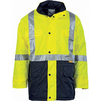 HiVis Two Tone Quilted Jacket with 3M R/Tape - 3863