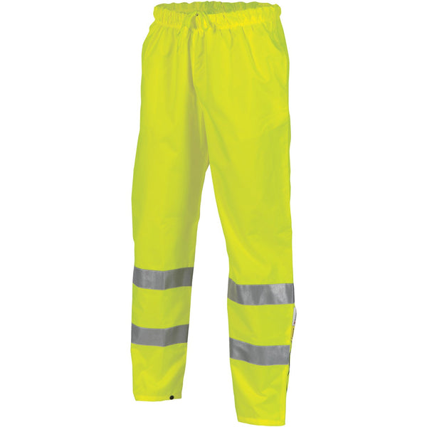 HiVis D/N Breathable Rain Pants with 3M R/Tape - 3872