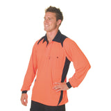 Cool Breathe Action Polo Shirt - Long Sleeve - 3894