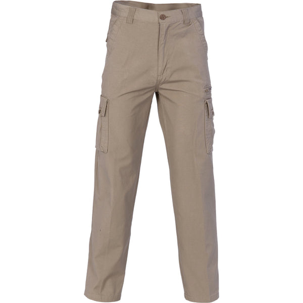 Island Cotton Duck Weave Cargo Pants - 4535