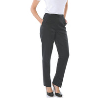 Ladies P/V Flat Front Pants - 4552